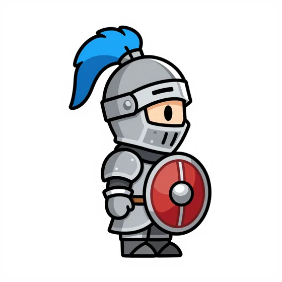 A knight, before